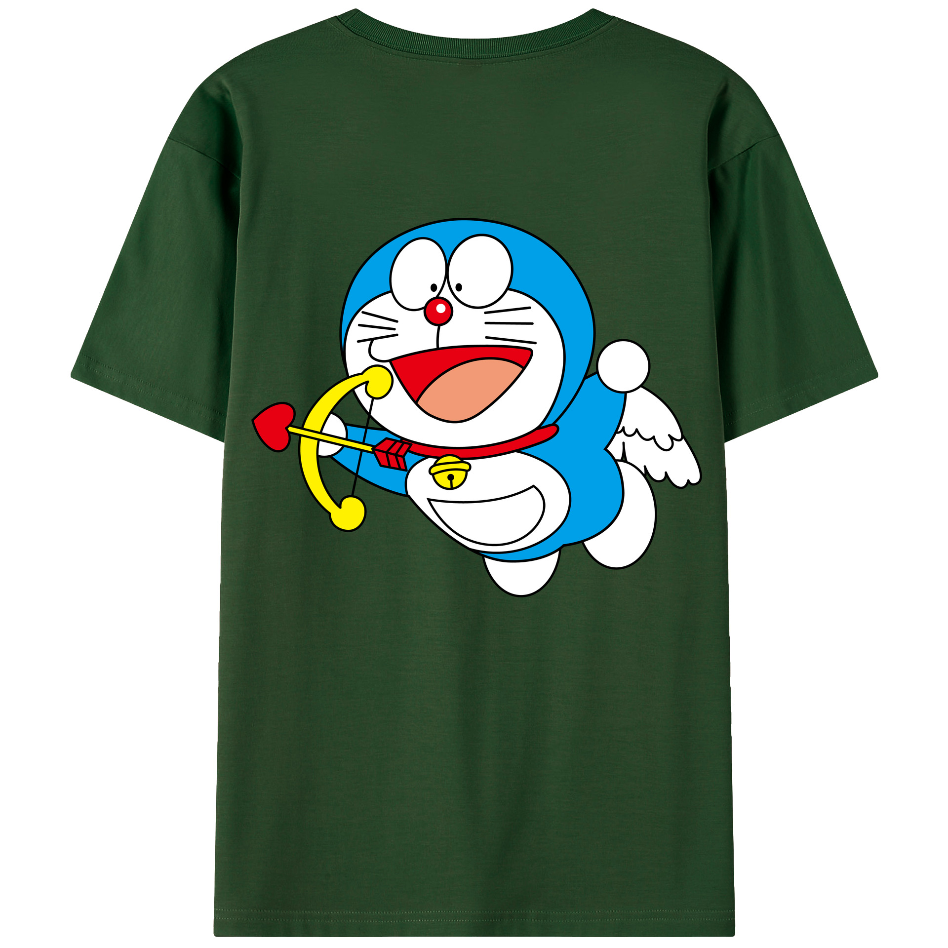 （画像用） ドラえもん Doraemon 綿100％半袖Tシャツ（背面プリント）